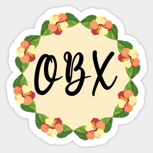 OBX (Yellow) Sticker